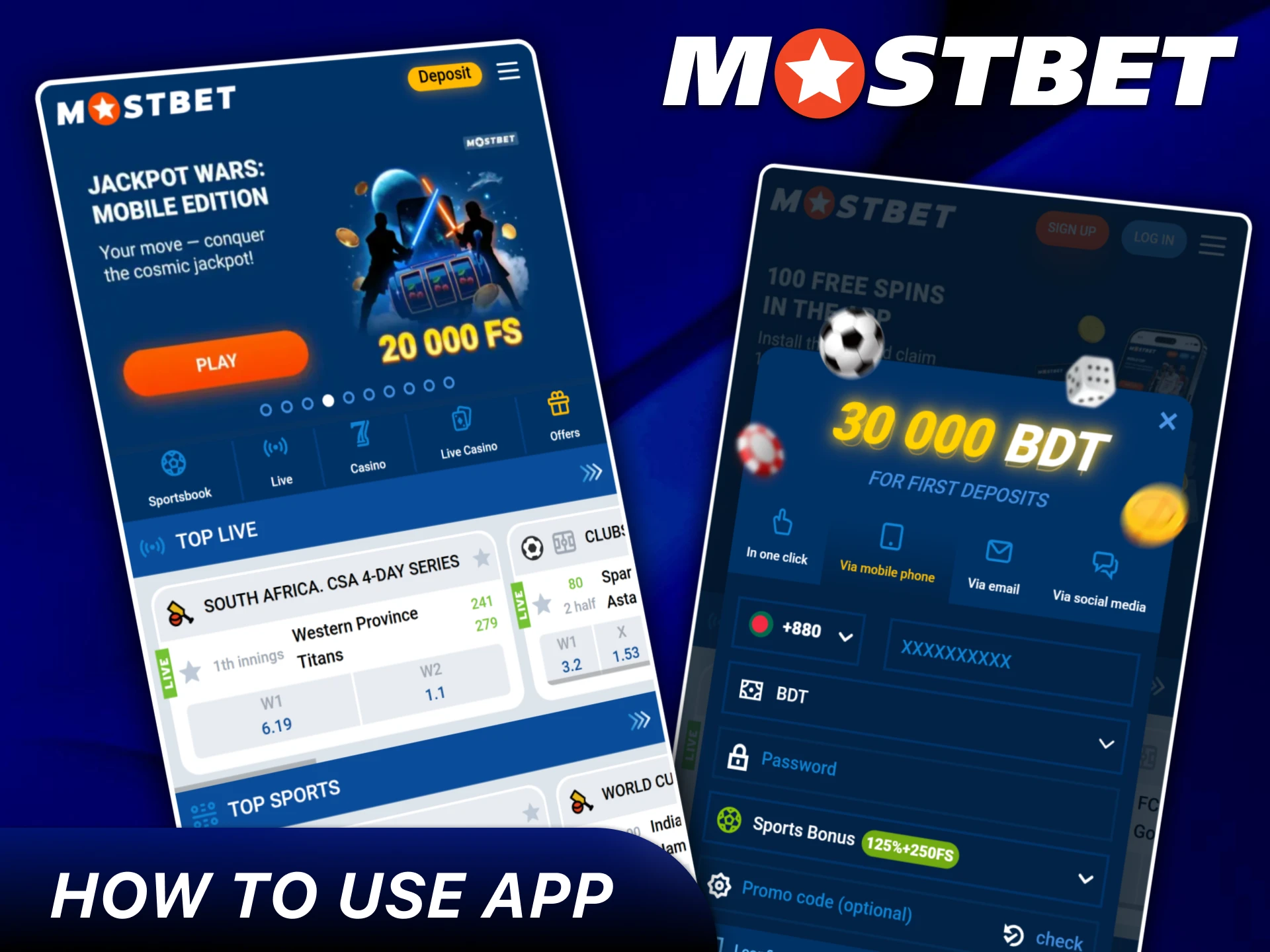 Learn how to effectively use the Mostbet App now.