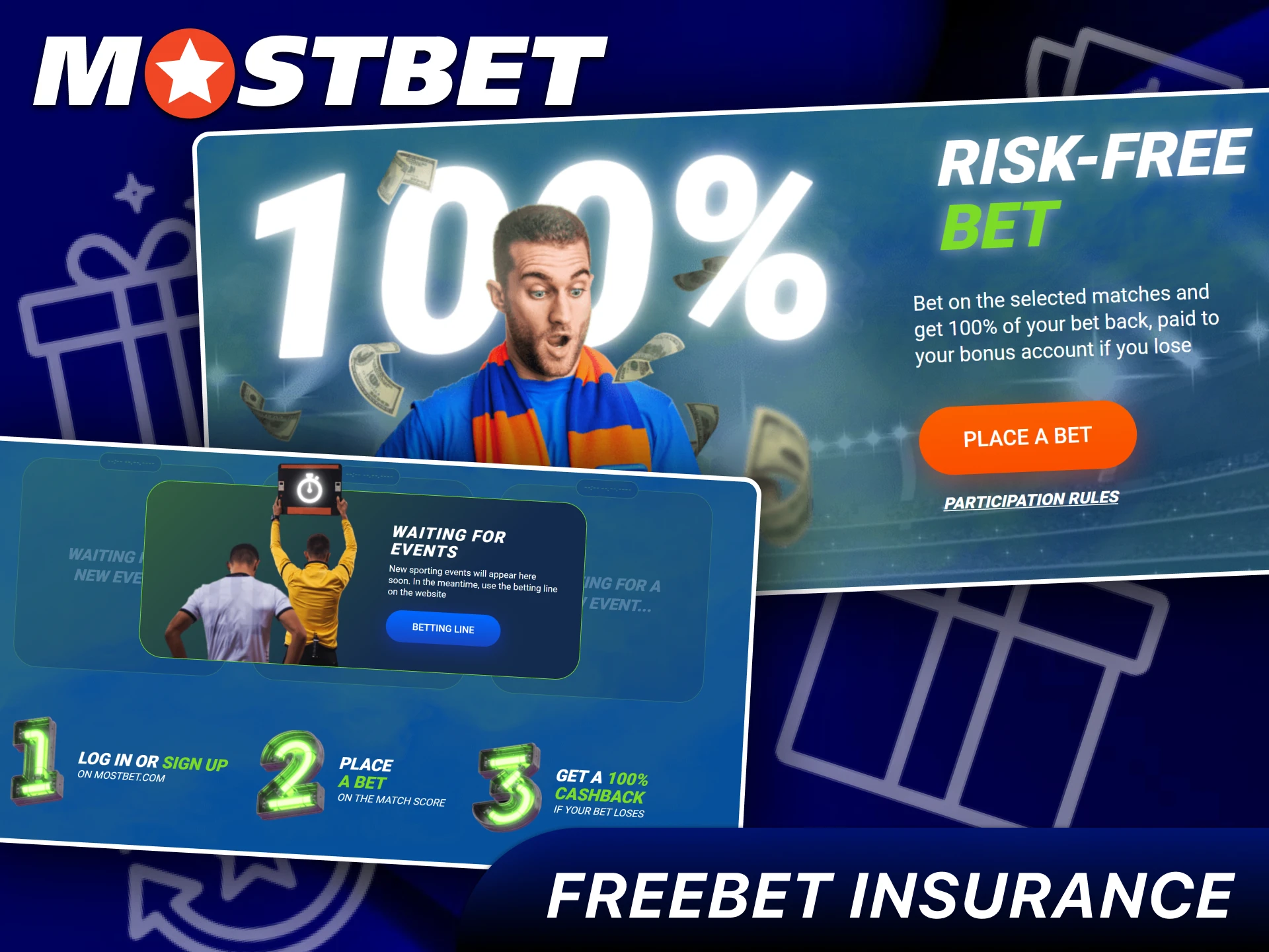 Get a Freebet for placing qualifying bets at Mostbet.